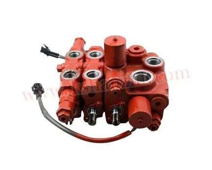 3 Spools Hydraulic Control Valve 37B-1LB-5320, Qhov Tseeb